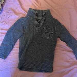 GAP Dark Gray Knit Sweater for Toddlers
